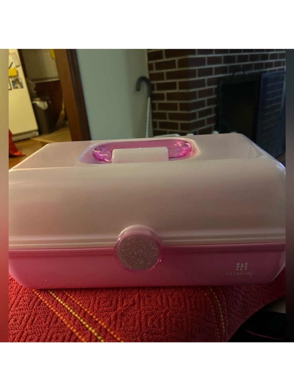 Caboodles Pink Portable Makeup Organizer Case